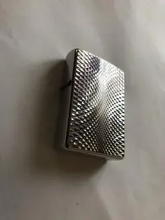 プラチナ zippo ダイヤ柄? ジッポー オイルライター ピカピカ ジッポ