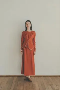 ＊美品＊ CLANE COTTON CREPE TUCK ONE PIECE