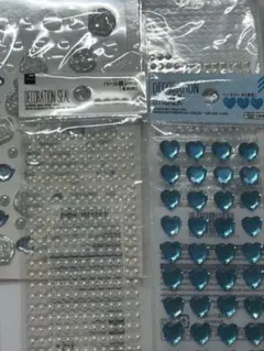 匿名配送　シール　ドロップ　立体　セット