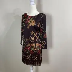 PATRIZIA PEPE サイズ4 アンティークフラワープリントドレスのサムネイル