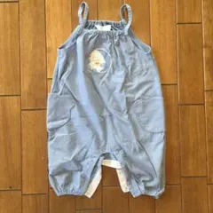 タルティーヌエショコラ BEBE オーバーオール ロンパース 70