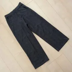 JOLI&GRONDALL あったか セミワイドパンツ M チェック レディース