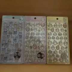 ボンボンドロップシールちいかわハチワレウサギ3パック新品サンスター文具正規品