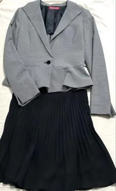 IMAGE ROUGE チェック柄 ジャケット スカートセット　9号