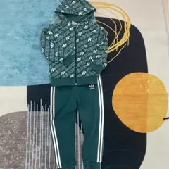 adidas グリーン ジャージセット