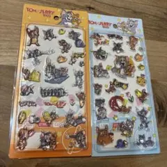 トムとジェリー 3D立体シール 2セット