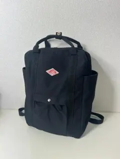 ★DANTON　キャンバススクエアリュック ブラック