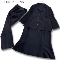 19号★ 東京イギン 3点セット BELLE EXERINA ブラックフォーマル