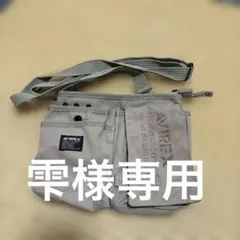 AVIREX ショルダーバッグ グレー キャンバス