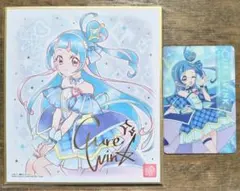 キュアウインク/蒼風なな　色紙art&カードグミ　キミとアイドルプリキュア