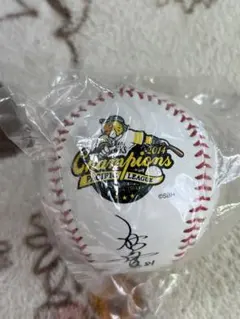 2014年 パシフィックリーグ優勝記念 複製サイン入り野球　ソフトバンク