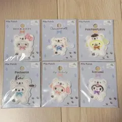 パイルワッペン ワッペン サンリオ クロミ マイメロ キティ ふわふわスノー
