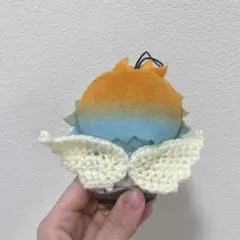 ぬい服　天使の羽　編み物