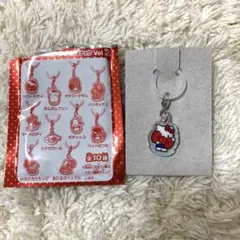 サンリオアクリルチャーム　クリームinスナック　ハローキティ