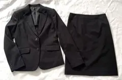 リクルートスーツ 黒　ジャケット+スカートのセット11号