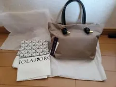 VIOLAd'ORO ナイロンショルダーバッグ ベージュ新品未使用のサムネイル