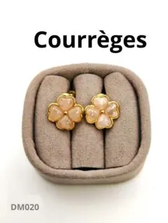 クレージュ ゴールドジェムストーン イヤリング