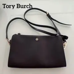 Tory Burch 黒 レザー ショルダーバッグ