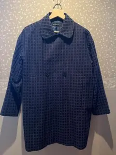 Green Label Relaxing ネイビー チェックコート