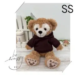 パーカー ブラウン 茶色☆ダッフィーSS シェリーメイSS☆ハンドメイド洋服
