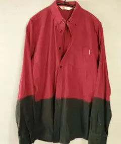 Carhartt WIP バーガンディ ブラック 長袖シャツ