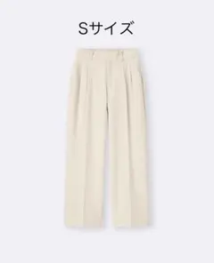 GU タックワイドパンツ(丈標準70.0～74.0cm) Sサイズ