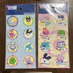 ダイソー　たまごっち ラッピングシール 2枚セット