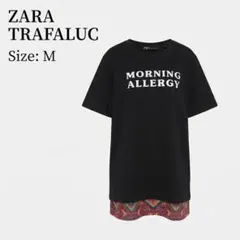 ZARA TRAFALUC プルオーバー 美品 チュニック M 希少 黒 レアのサムネイル