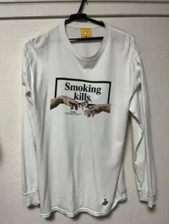 FR2 smoking kills ライトブルー 長袖 XL - メルカリ