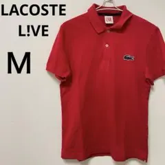 LACOSTE LIVE　ラコステライブ ポロシャツ　Mサイズ　半袖　赤　レッド