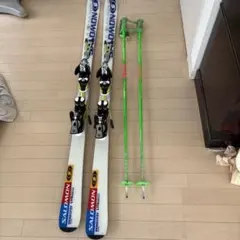 SALOMON DEMO8P3V スキー板 170cm SCOTTストック付