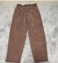 GU パンツ ライトコーデュロイタックテーパードパンツ