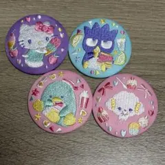 サンリオ刺繍缶バッジビスケット2