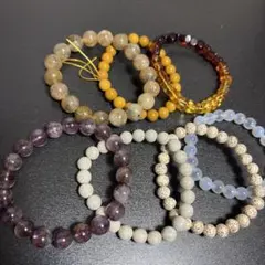 【処分価格】天然石ブレスレットセット