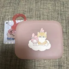 mofusand×サンリオキャラクターズ　ミニシリコンポーチ　マイメロディ