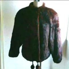 値下げバブル高級vintage毛皮ミンク ドルマンショートコート