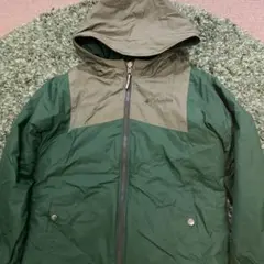 Columbia スキーウェア　子ども用雪遊びフード付きジャケット 緑