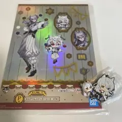 カラフルピーチ　 どぬく ホログラムステッカーシート　キーホルダーセット