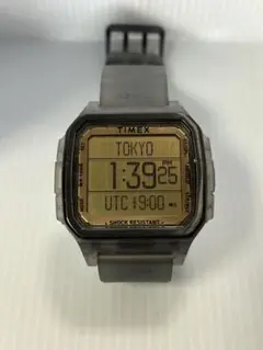 TIMEX デジタル腕時計 グレー