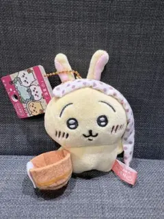 ちいかわ　うさぎ　ご当地ぬいぐるみキーチェーン　温泉