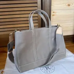 ラシット キャンバストートバッグ M グレー