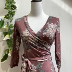 インポート ひざ丈ワンピース