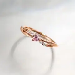 ヨンドシー ピンクゴールド リング 8号