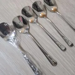 ステンレススチールスプーン5本セット