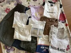 キッズ服 Tシャツとショートパンツセット 12着まとめ売り　サイズ120