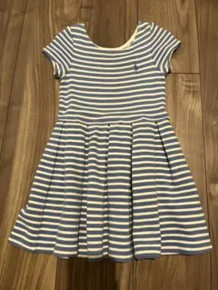 ラルフローレン 4/4T ワンピース水色