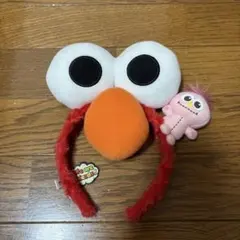 USJ エルモ カチューシャ ぬいぐるみ付き
