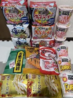 インスタント　カップラーメン　おつまみなど　まとめ売り