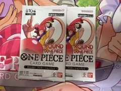 ワンピカード　ラウンドワン　未開封　プロモーションパック　2個セット
