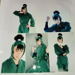 ミュージカル 忍たま乱太郎 7弾 お守り風根付 ブロマイド 六ろ セット